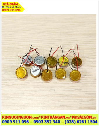 Pin tai nghe Bluetooth MicPower M1040S1 /LIR1040 (chân thép hàn) 3.7v 0.111Wh 30mAh , Nhận thay Pin Bluetooth